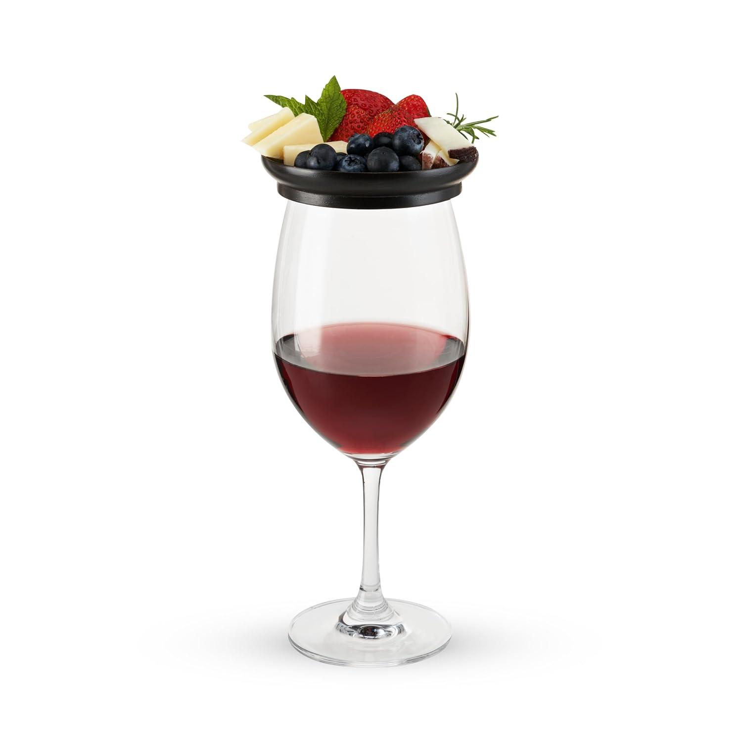 Twine Wine Glass Topper Appetizer Plates | Wayfair