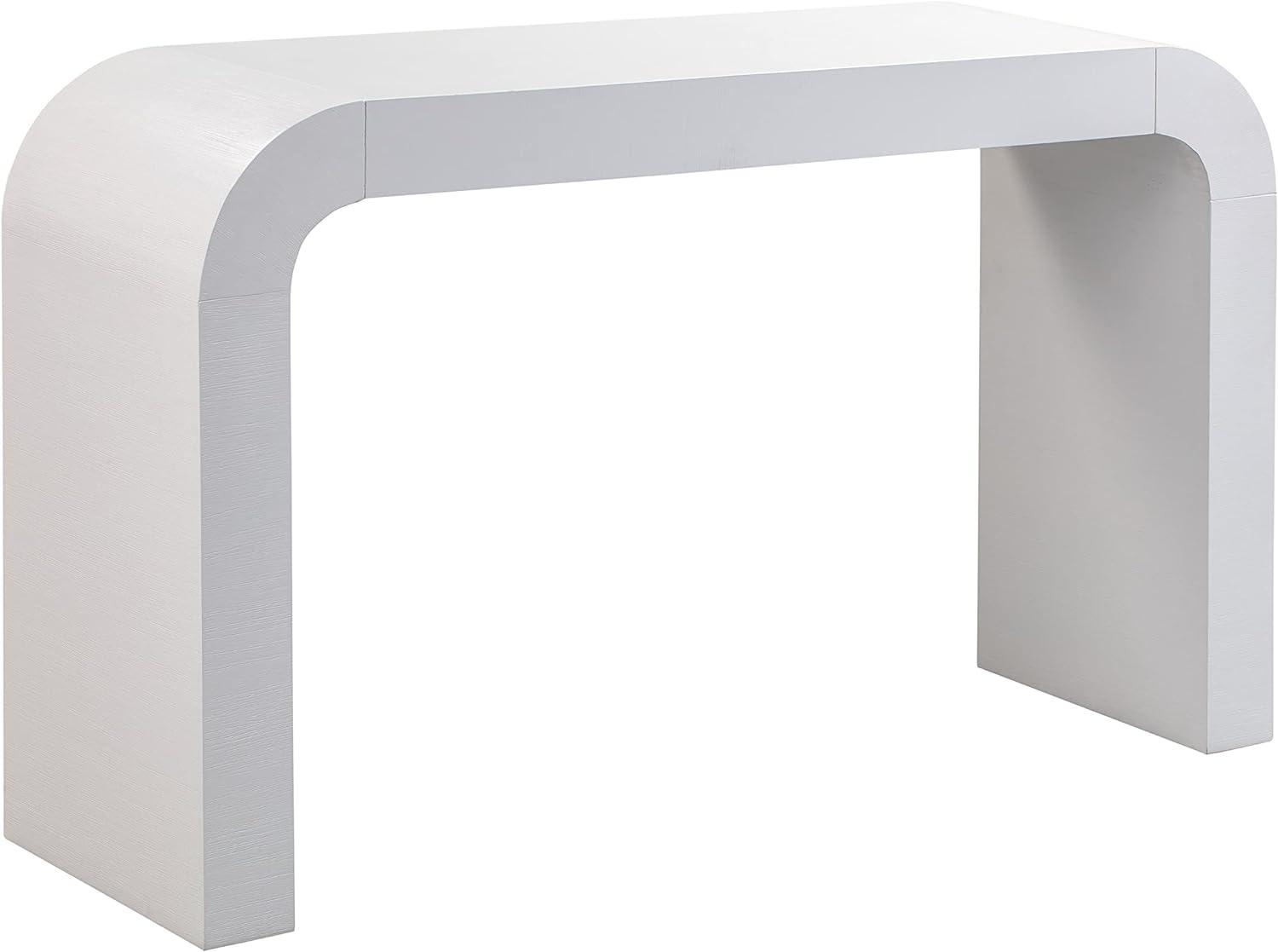 TOV Furniture  Hump White Acacia Finish Console Table