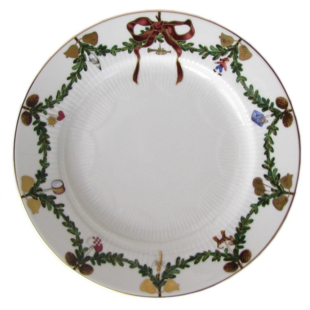 Royal Copenhagen Star Fluted Christmas Salad Plate