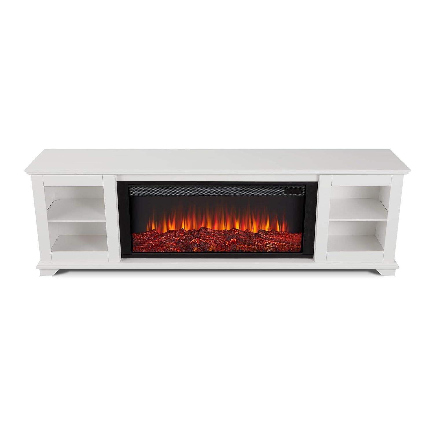 Real Flame Benjamin 81" Landscape TV Stand with Electric Fireplace by Real Flame
