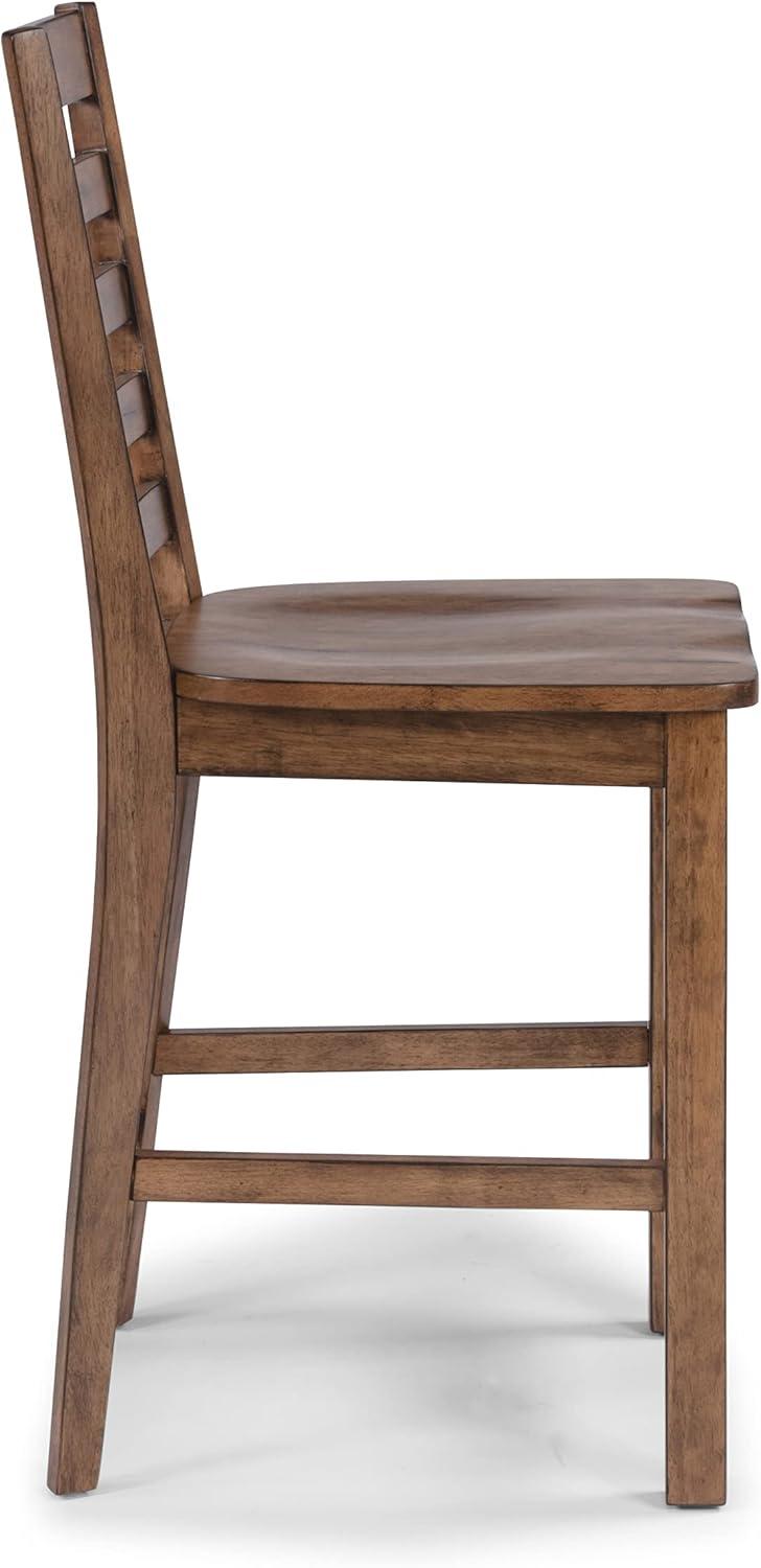 Sedona Toffee Rustic Hardwood 46.5" Counter Stool