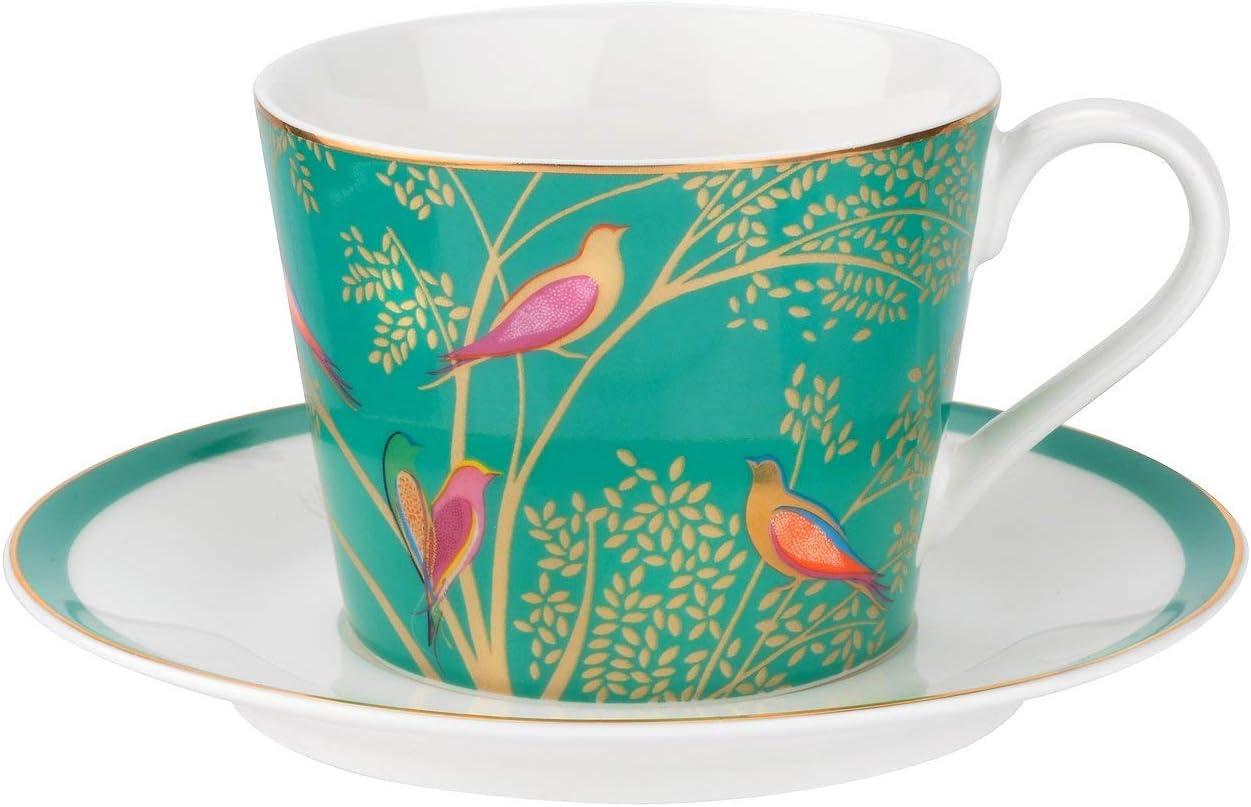 Portmeirion Sara Miller London Chelsea Teacup and Saucer - 8 Ounces