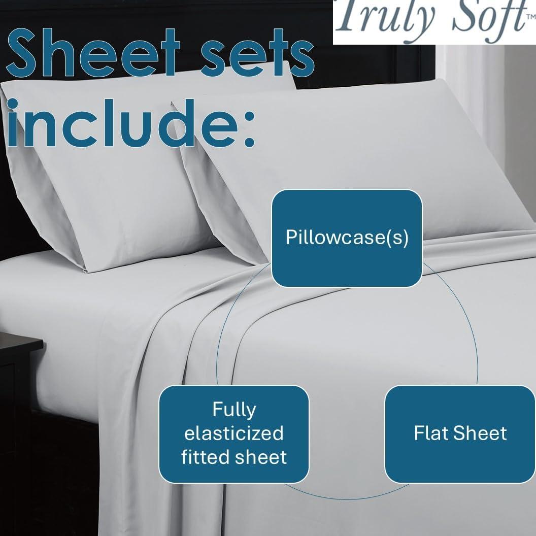 Everyday Microfiber Solid Sheet Set - Truly Soft