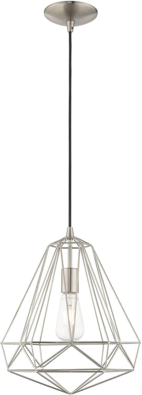Livex Lighting Knox 1 - Light Pendant in Brushed Nickel