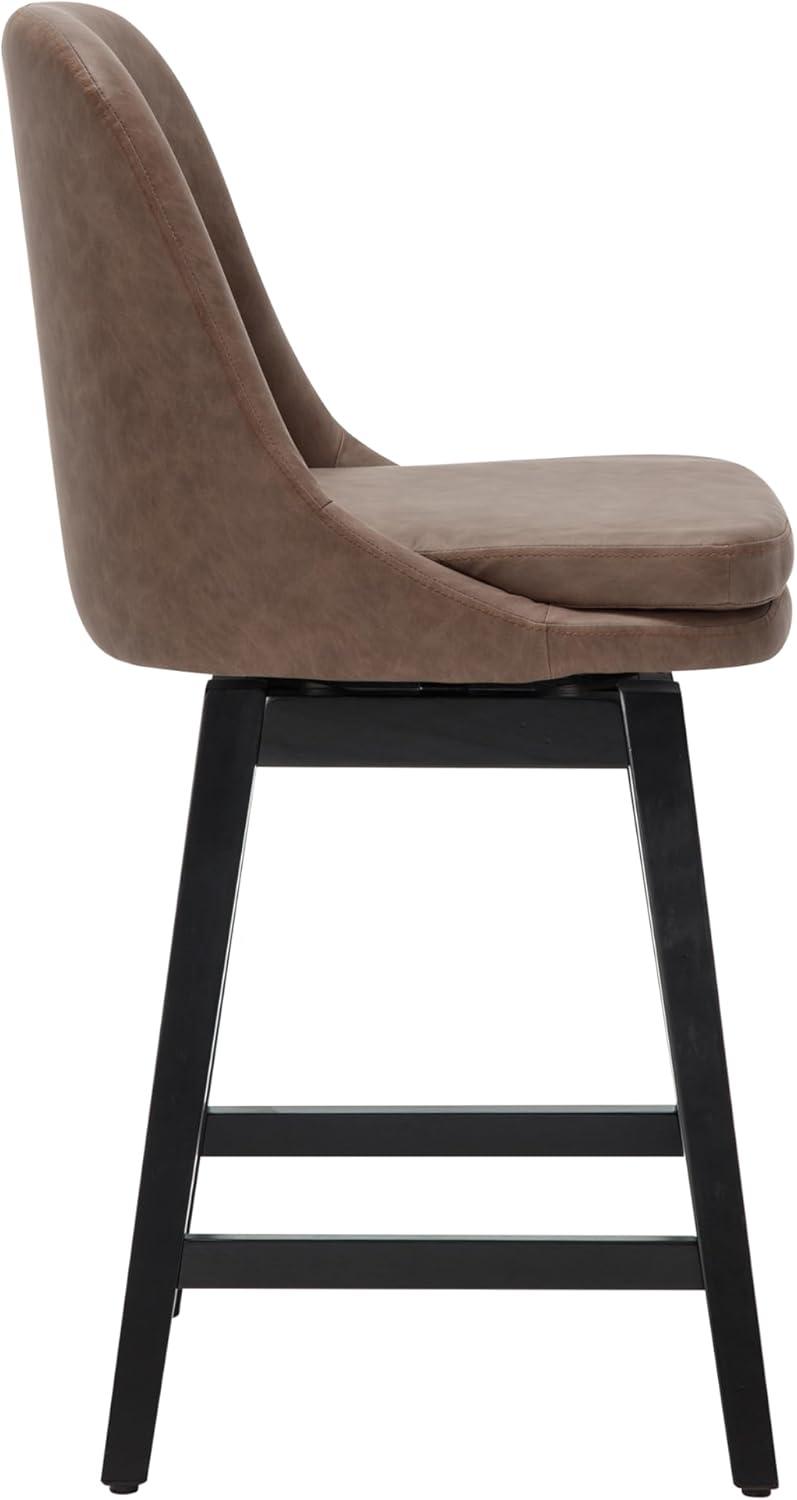 Lilani Swivel Upholstered Counter Stool