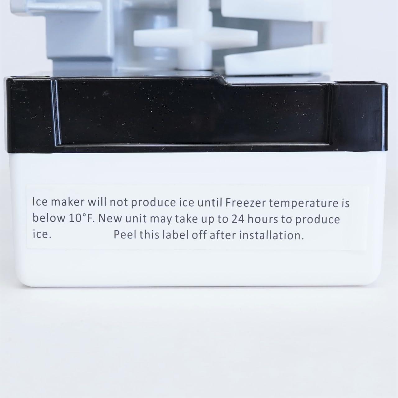 White and Black Electric Ice Maker Replacement for Whirlpool Refrigerators