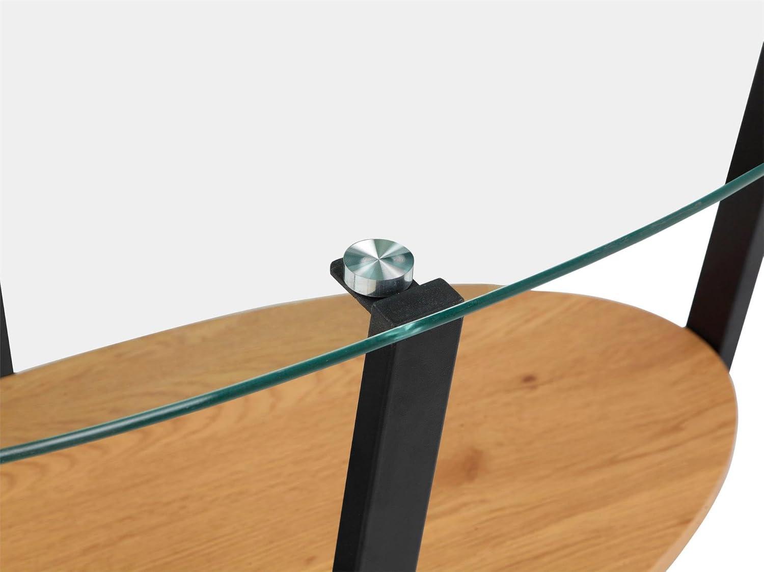 Ren Home Nessa Glass Top Coffee Table
