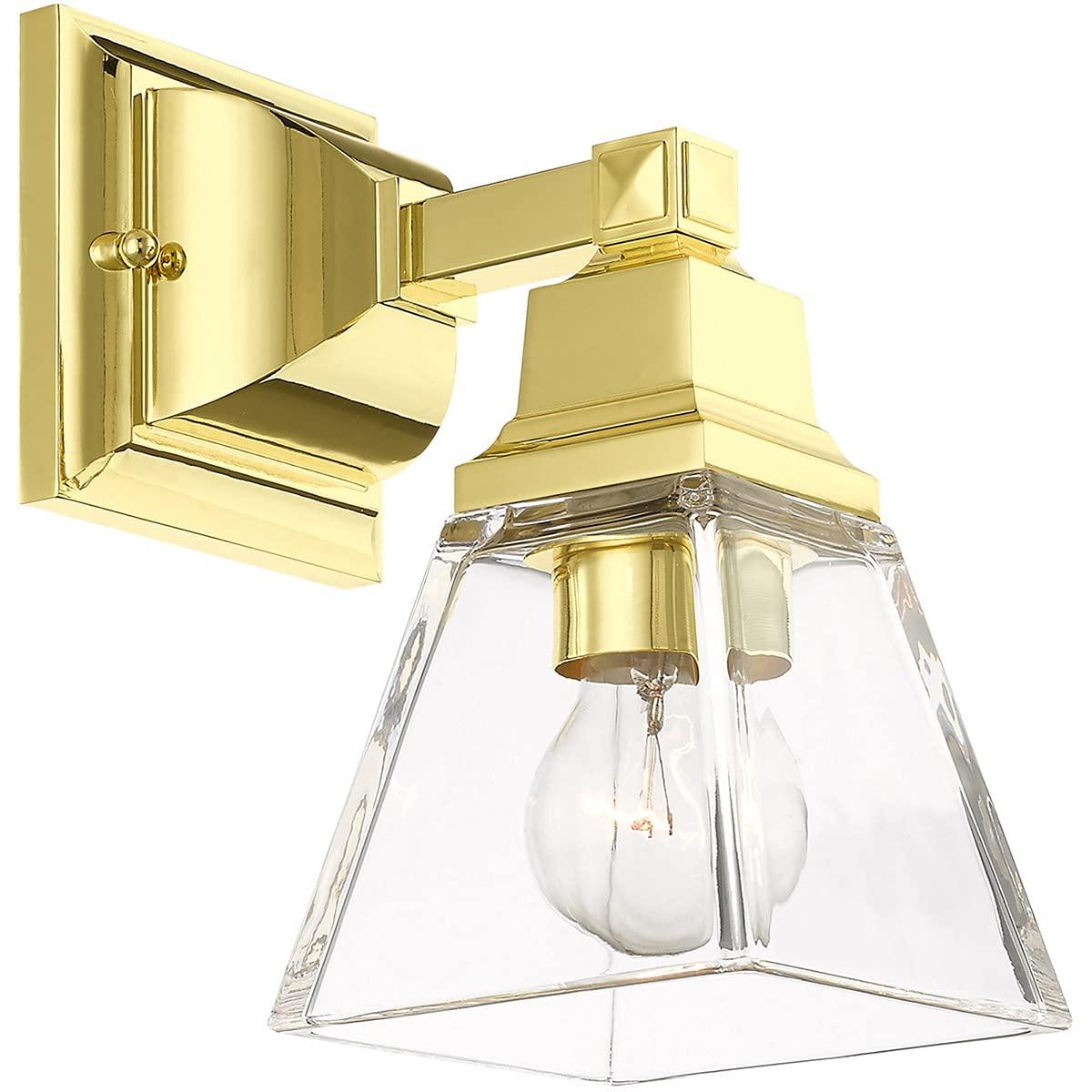 Livex Lighting Mission 1 - Light Sconce in  Polished Brass