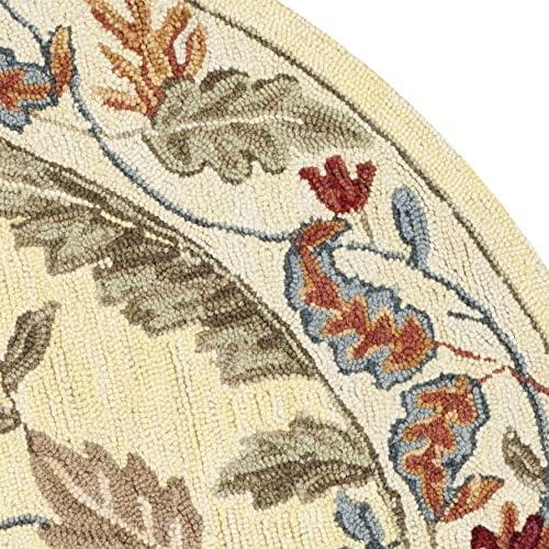 SAFAVIEH Chelsea Alaia Oriental Area Rug, Ivory, 4' x 4' Square