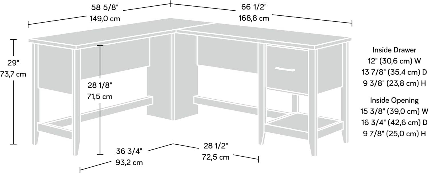 Cletus L-Shaped Computer Desk