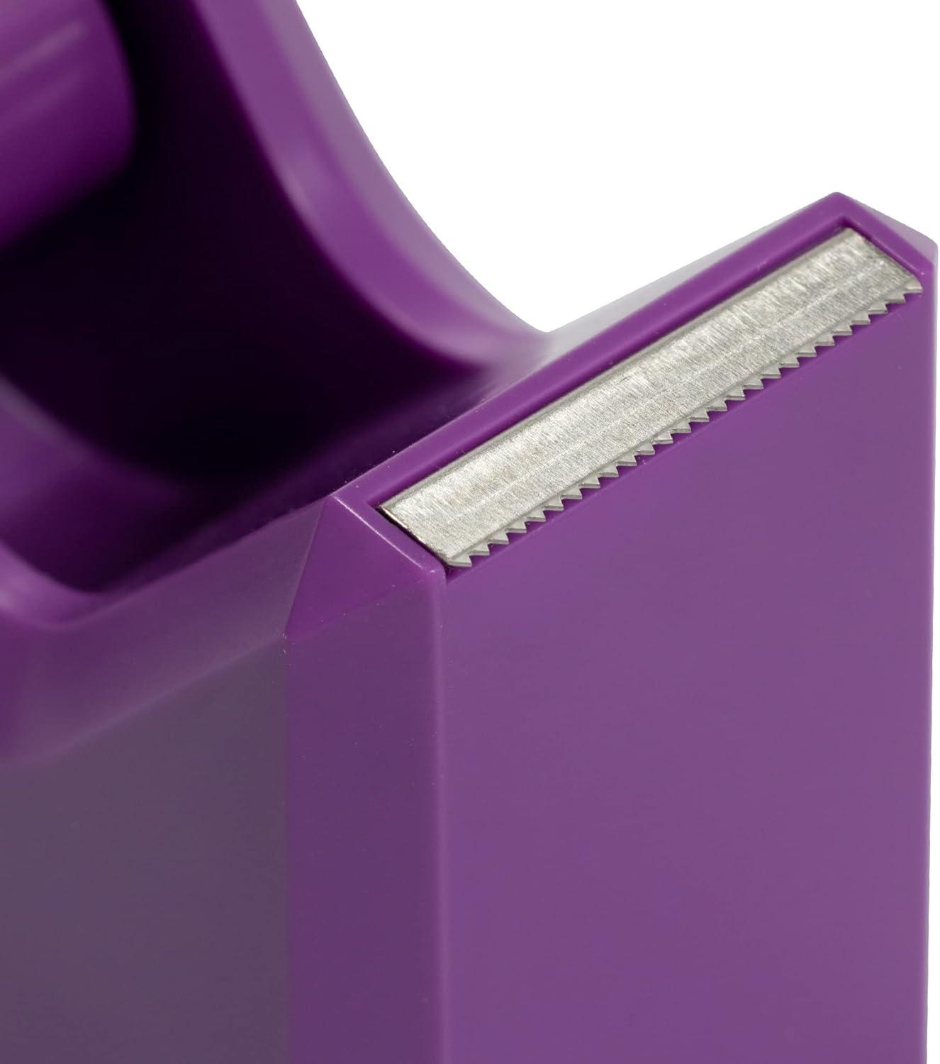 JAM Paper Colorful Desk Tape Dispensers - Purple