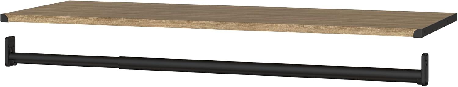 Modular Storage 36.02" W Shelf & Closet Rod