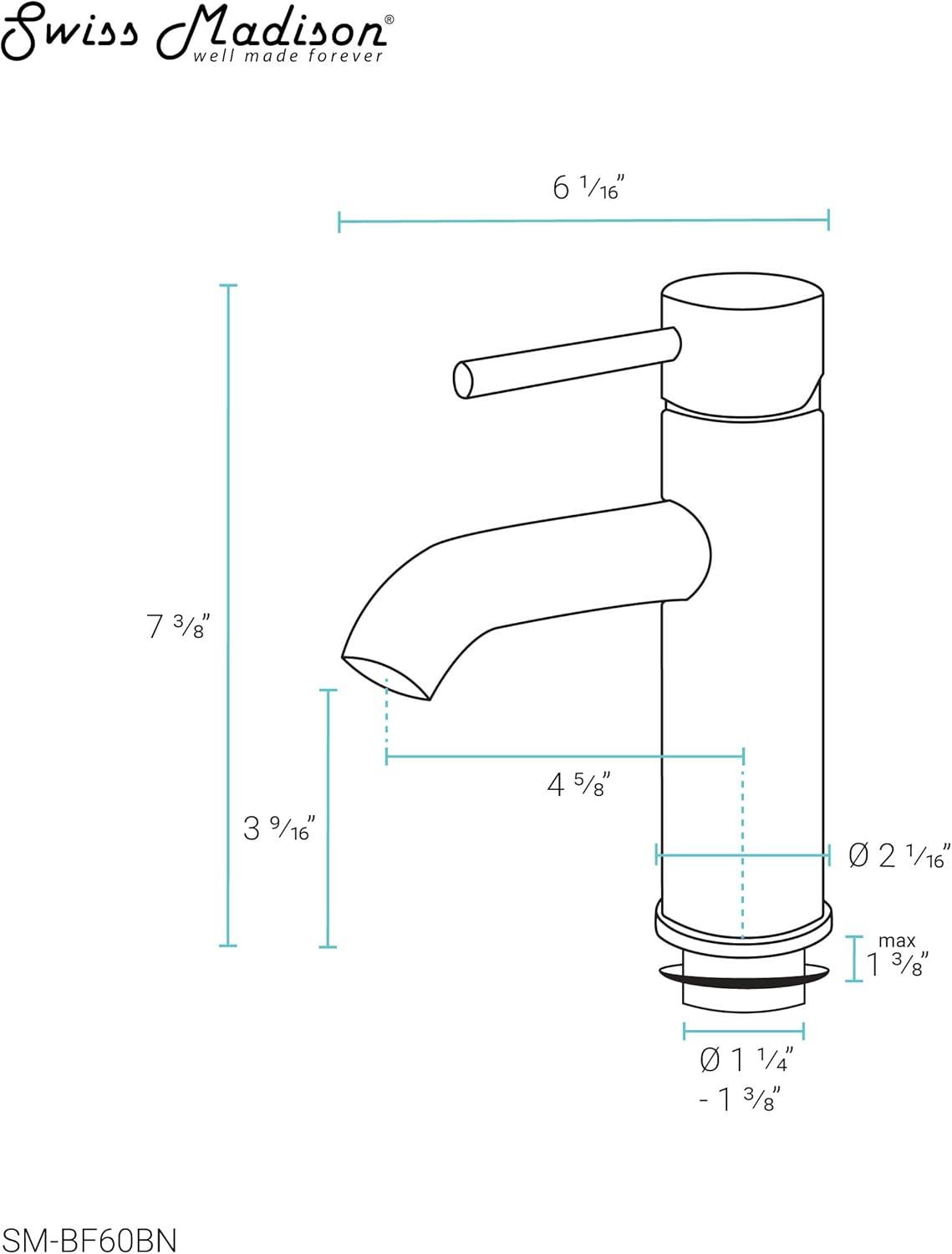 Ivy Single Hole, Single-Handle, Bathroom Faucet