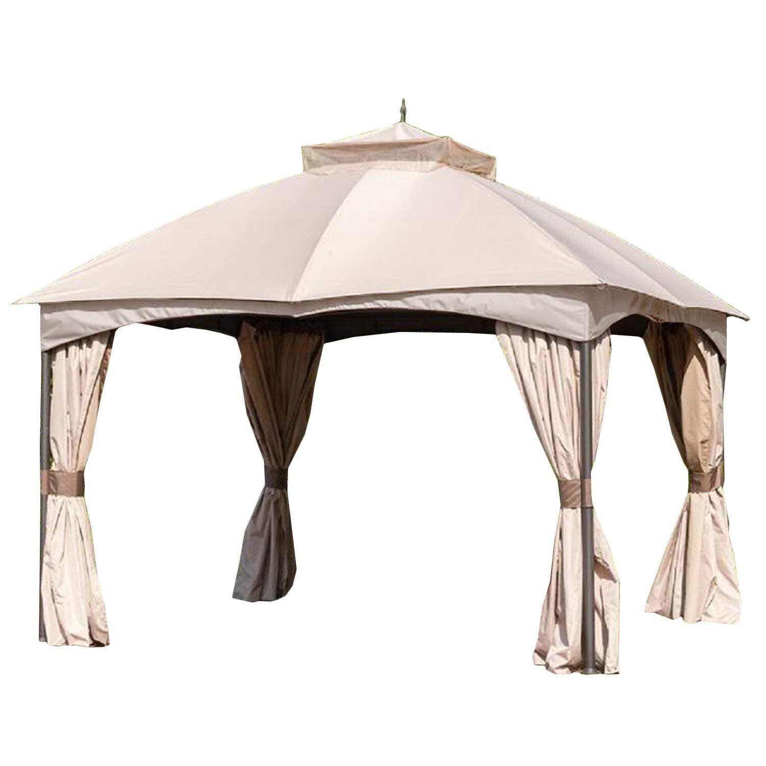 Garden Winds Replacement Canopy Top Cover for Turnberry Gazebo - RipLock 350