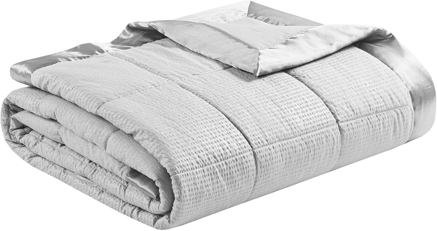 Cambria Oversized Down Alternative Blanket with Satin Trim