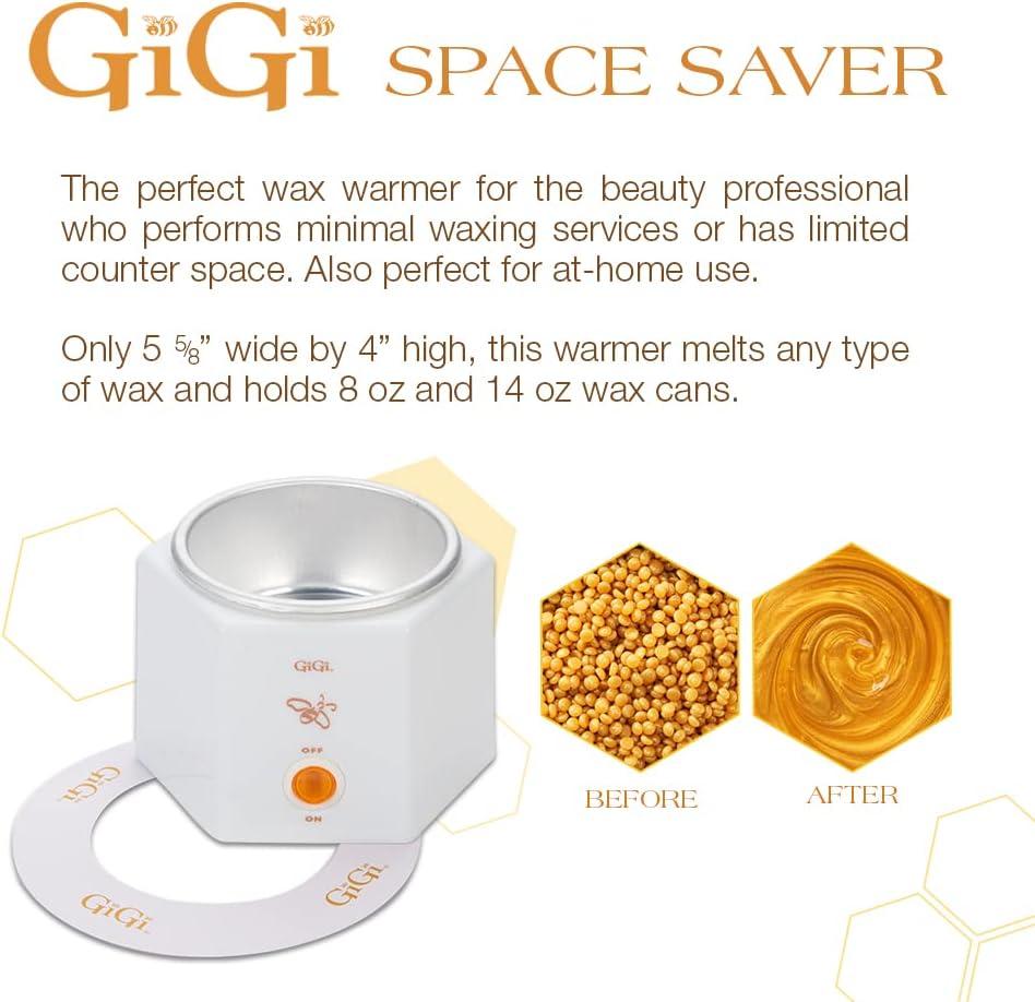 GiGi SPACE SAVER Hair Removal Wax Warmer for 8, 14, and 18-oz Cans (Super Compact)