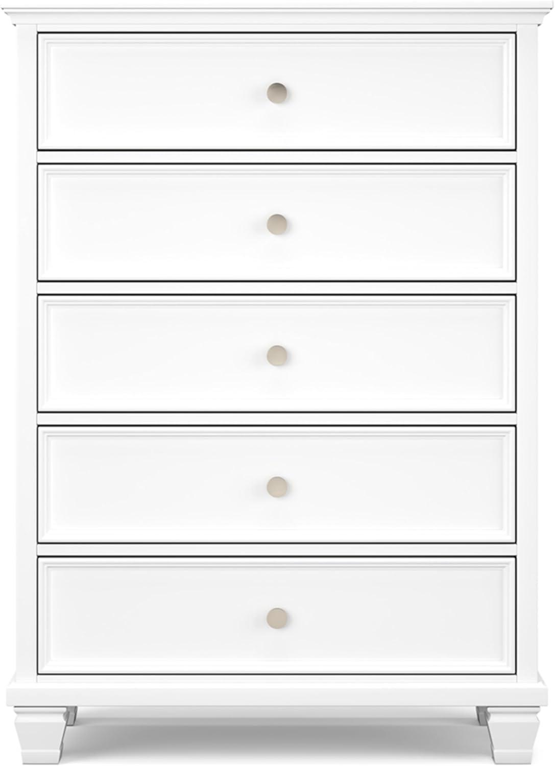 Fortman White Chest of Drawers