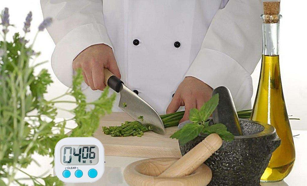 12 Pack Small Digital Kitchen Timer Magnetic Back And ONOFF Switch,Minute Second Count Up Countdown??White,Blue,Orange?