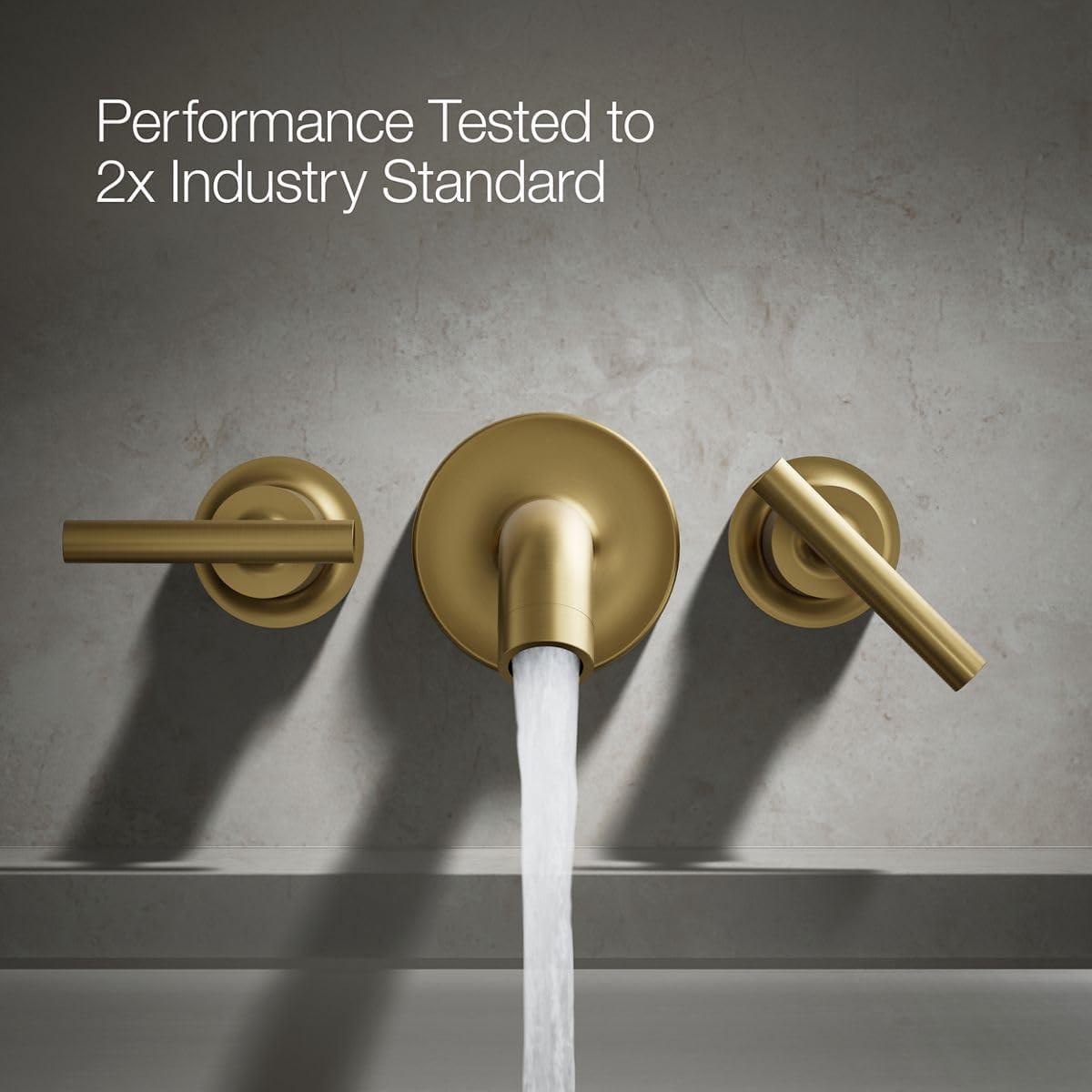 Purist® Deck- or Wall-Mount High-Flow Bath Trim with Lever Handles