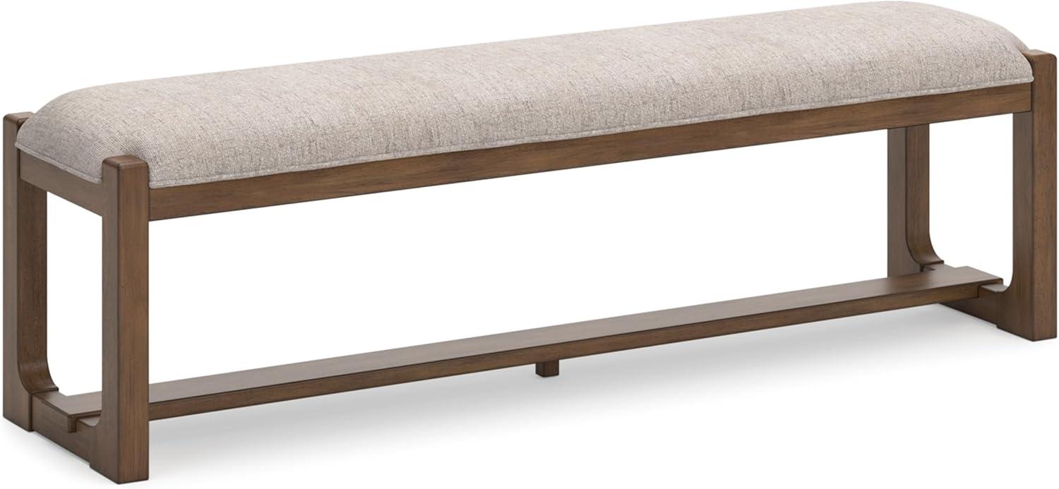 Signature Design by Ashley Cabalynn Farmhouse 63" Dining Bench, Light Brown