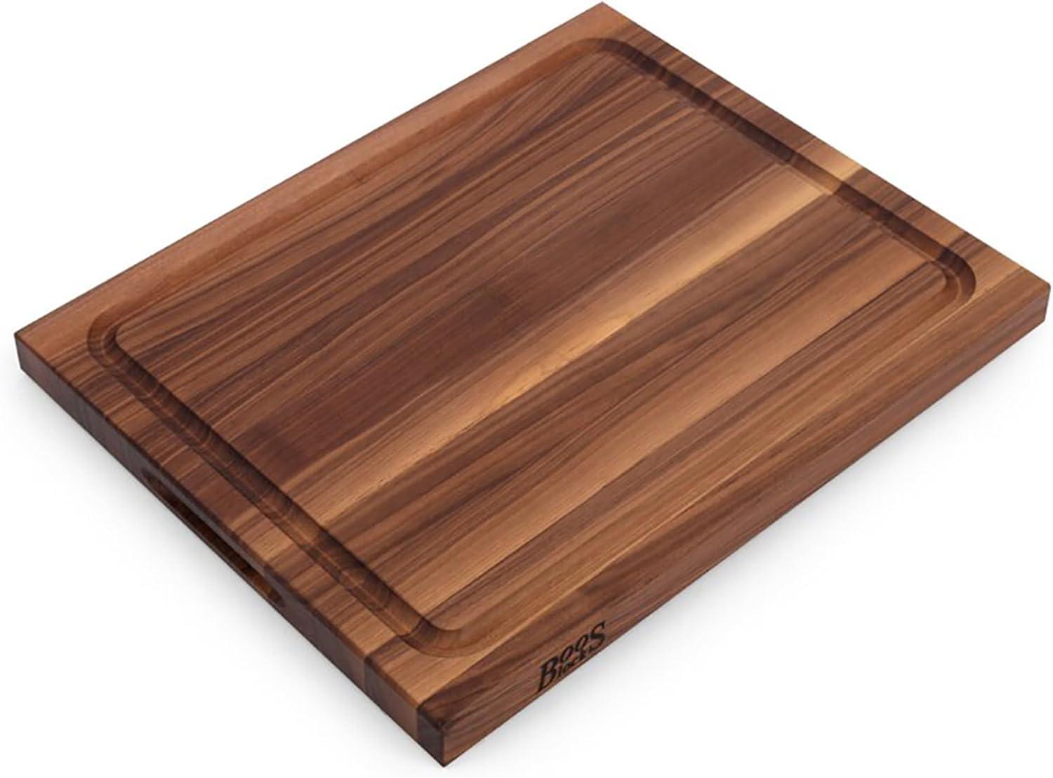 John Boos Reversible 21" Au Jus Carving Cutting Board with Juice Groove