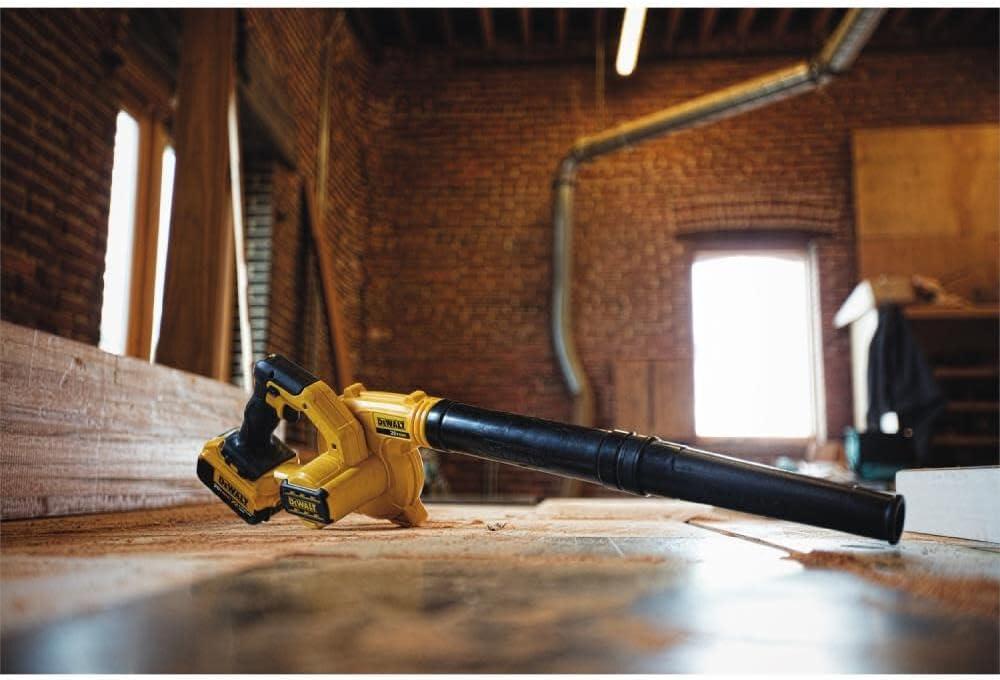 DEWALT 20V Yellow and Black Cordless Handheld Blower
