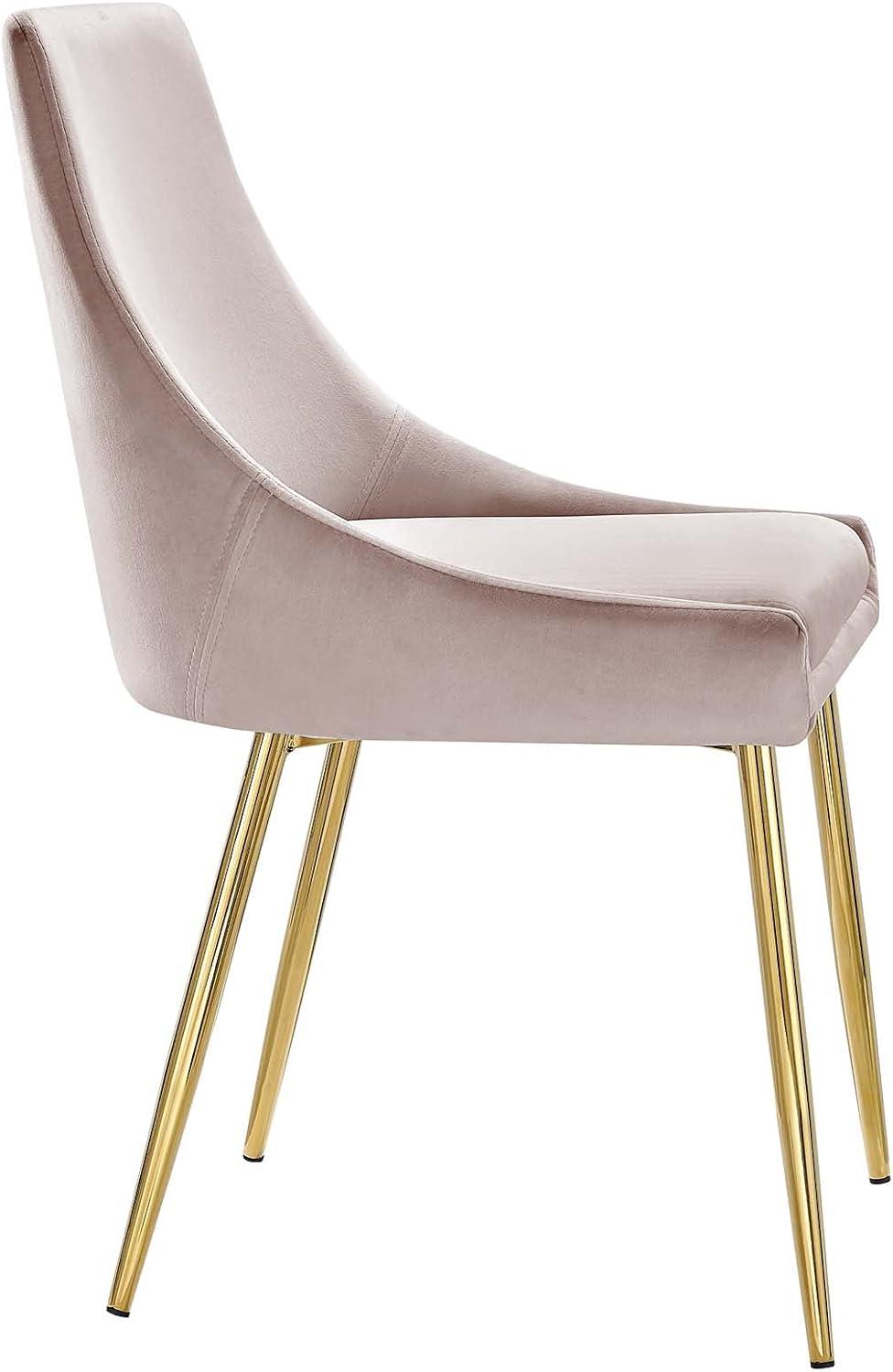 Modway Viscount Performance Velvet Dining Chairs (Set of 2)