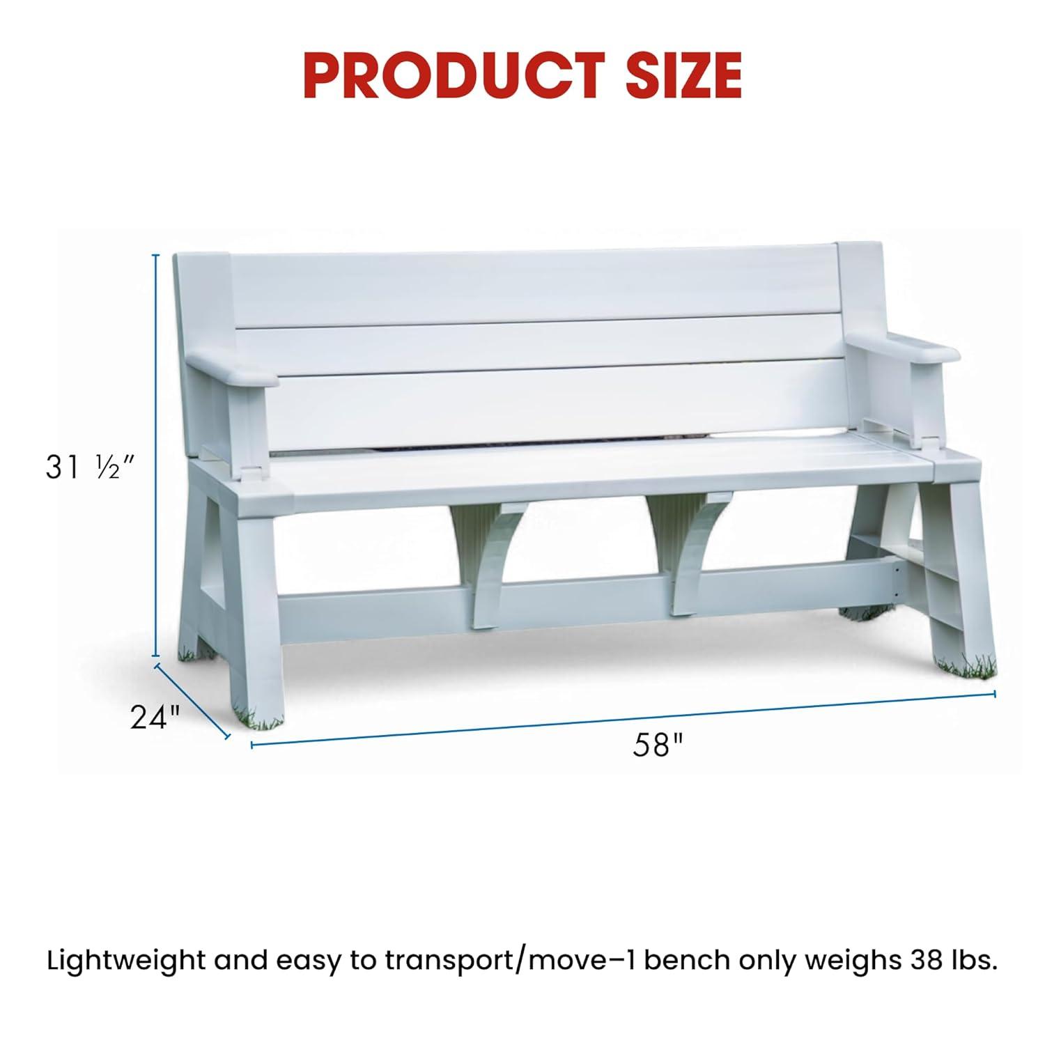 Convert A Bench  Gen I White