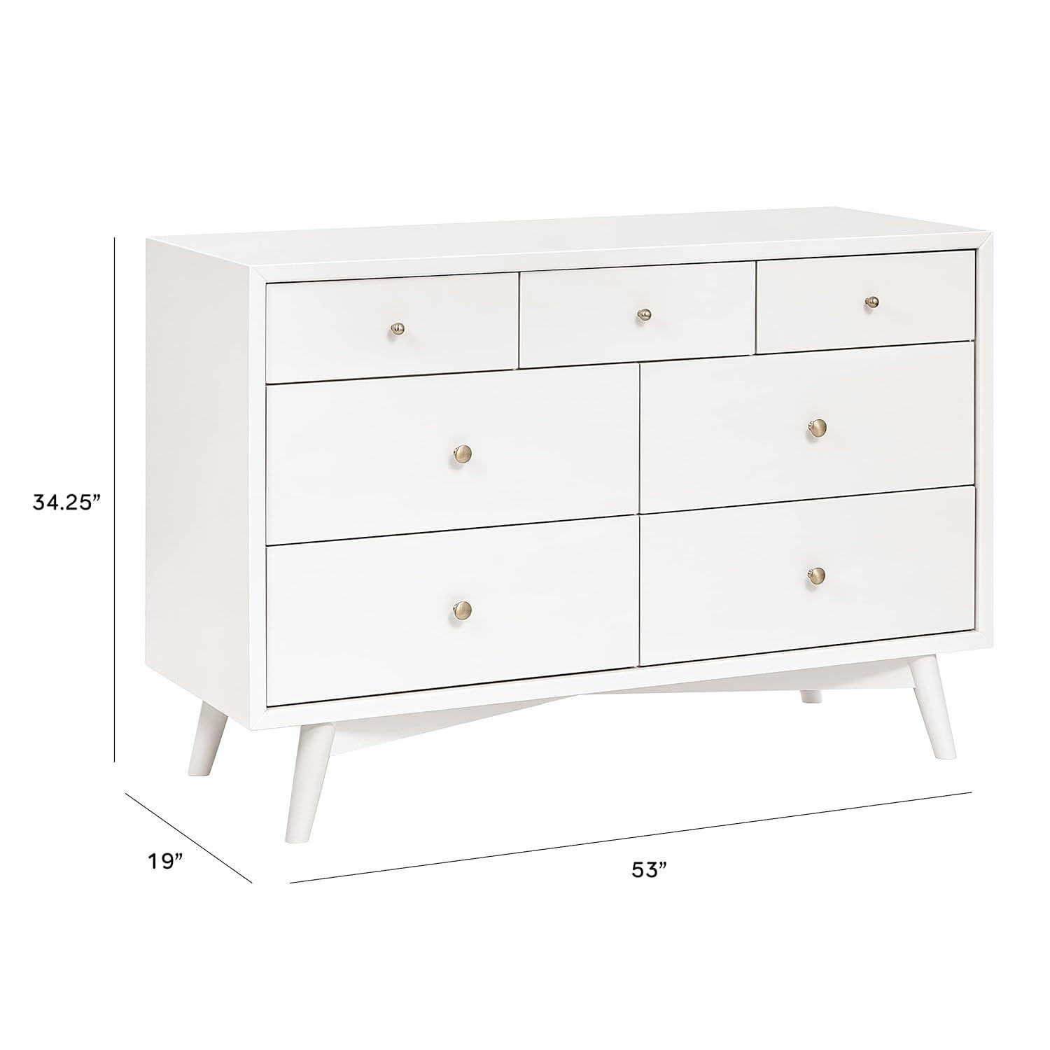 Palma 7 Drawer 53" W Double Dresser