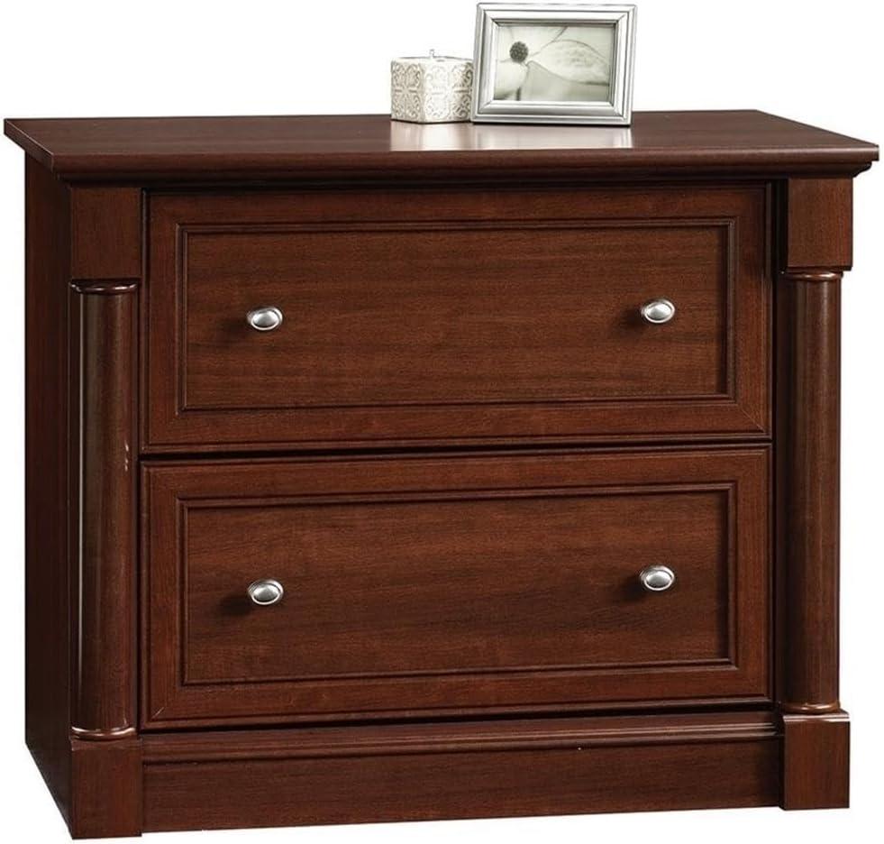 Bowery Hill Cherry 2-Drawer Lateral Filing Cabinet