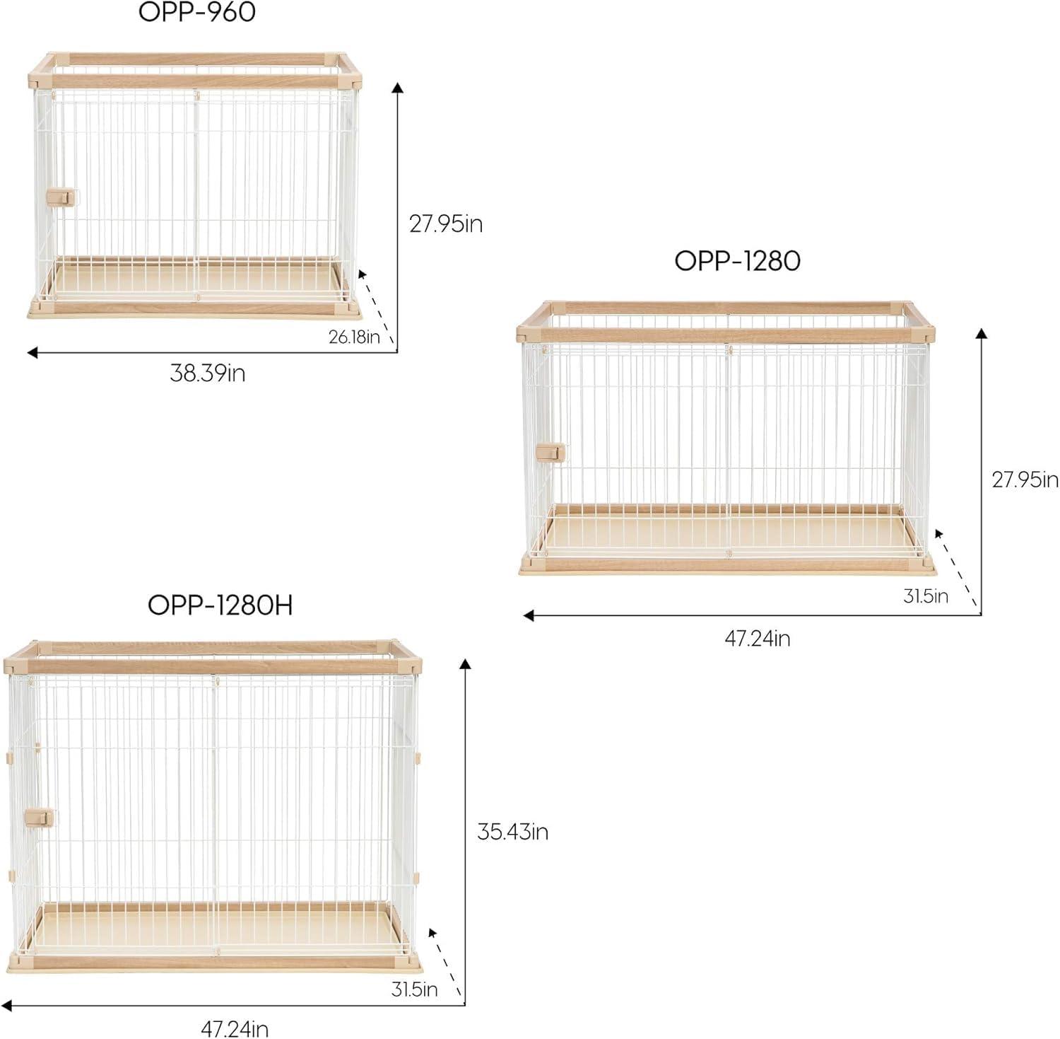 IRIS USA, Inc. 4 Panel Metal Exercise Pen With Door