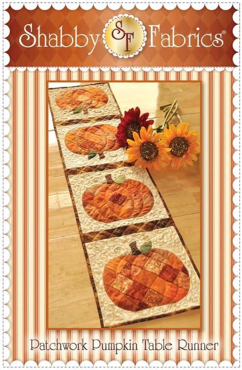 Patchwork Pumpkin Table Runner Quilt Pattern by Jennifer Bosworth for Shabby Fabrics