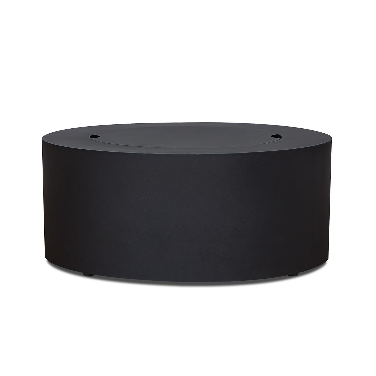 Aegean 36" Round Steel Propane or Natural Gas Fire Pit Table by Real Flame
