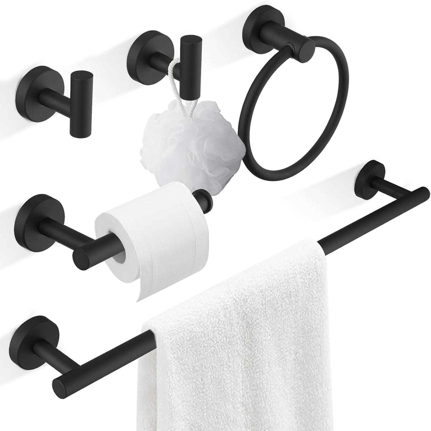 VIBRANTBATH A-91020-BG 5 - Piece Bathroom Hardware Set