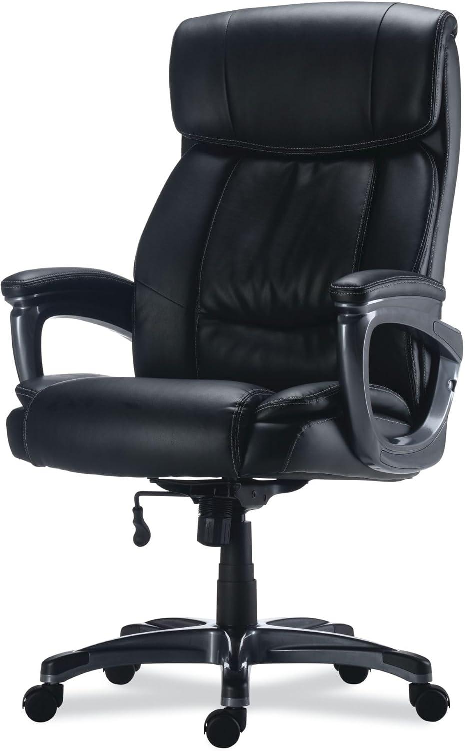 Alera Alera Egino Big and Tall Chair, Supports Up to 400 lb, Black Seat/Back, Black Base