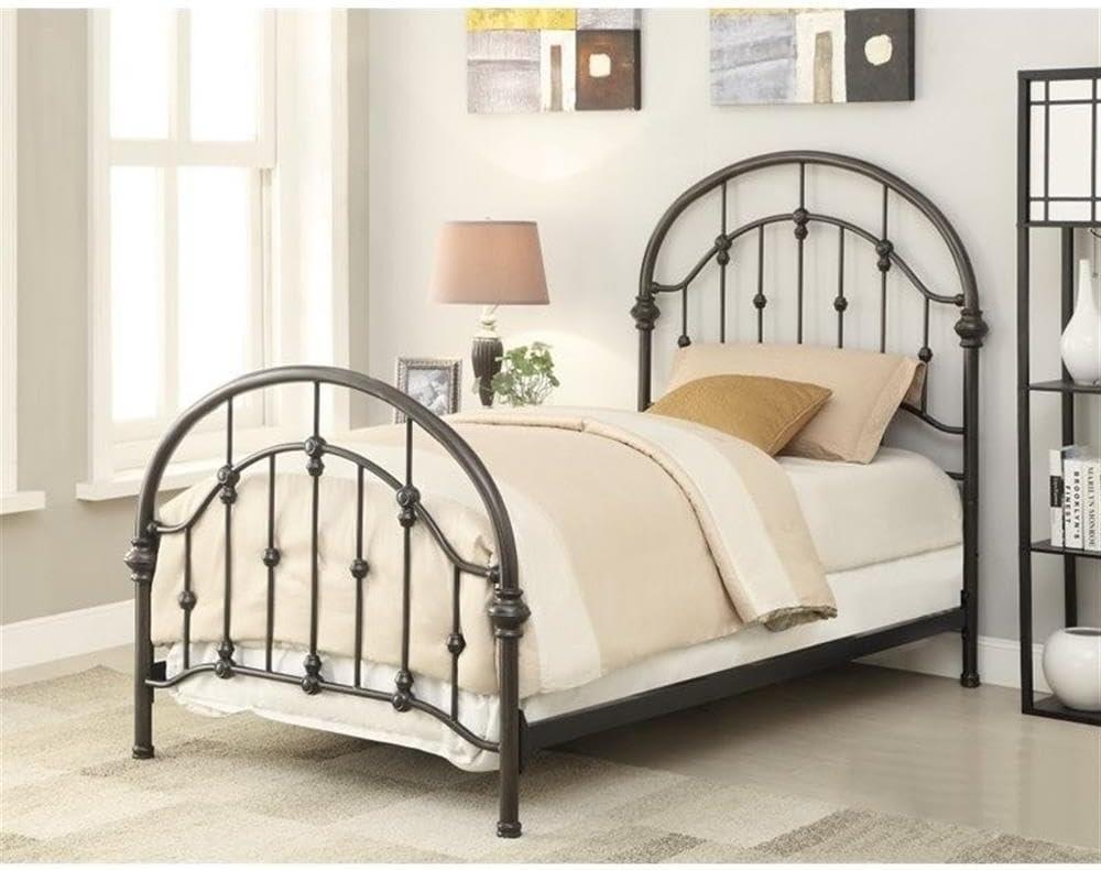 Rowan Twin Bed Dark Bronze