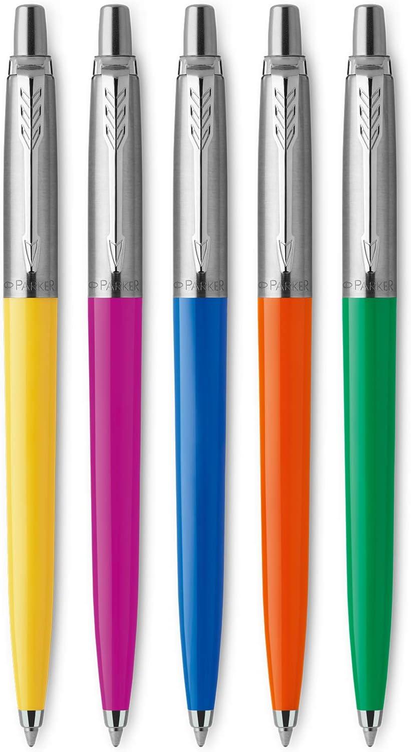 PARKER Jotter Originals Ballpoint Pen Collection, '90s Retro Green Finish, Medium Point, Black Ink, 1 Count