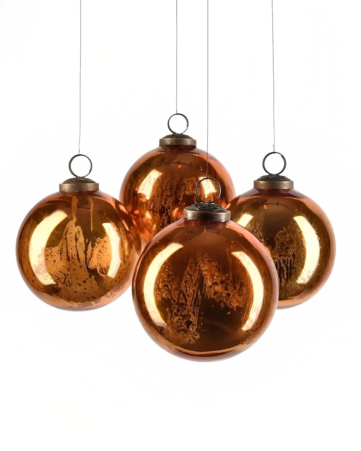 The Holiday Aisle® Glass Ball Ornament (Set of 4)