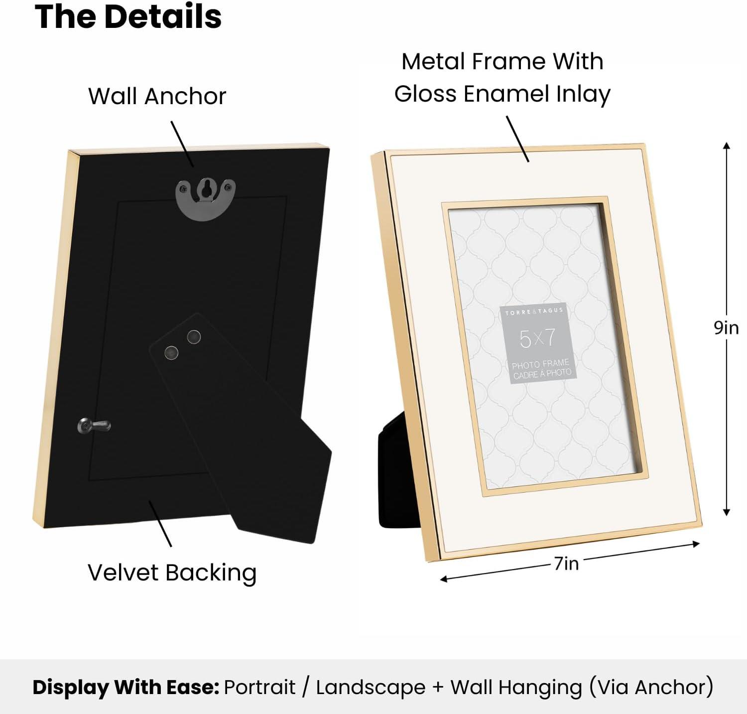 White Metal Picture Frame