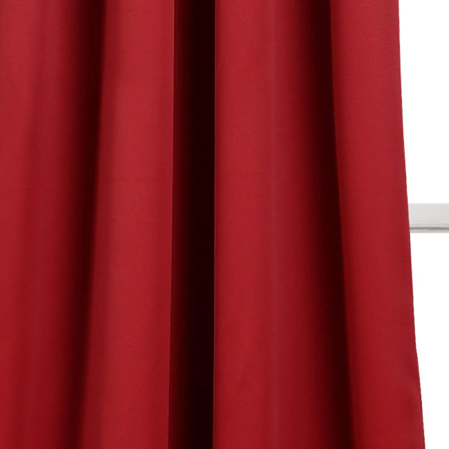 Lush Decor Solid Color Grommet Single Curtain Panel