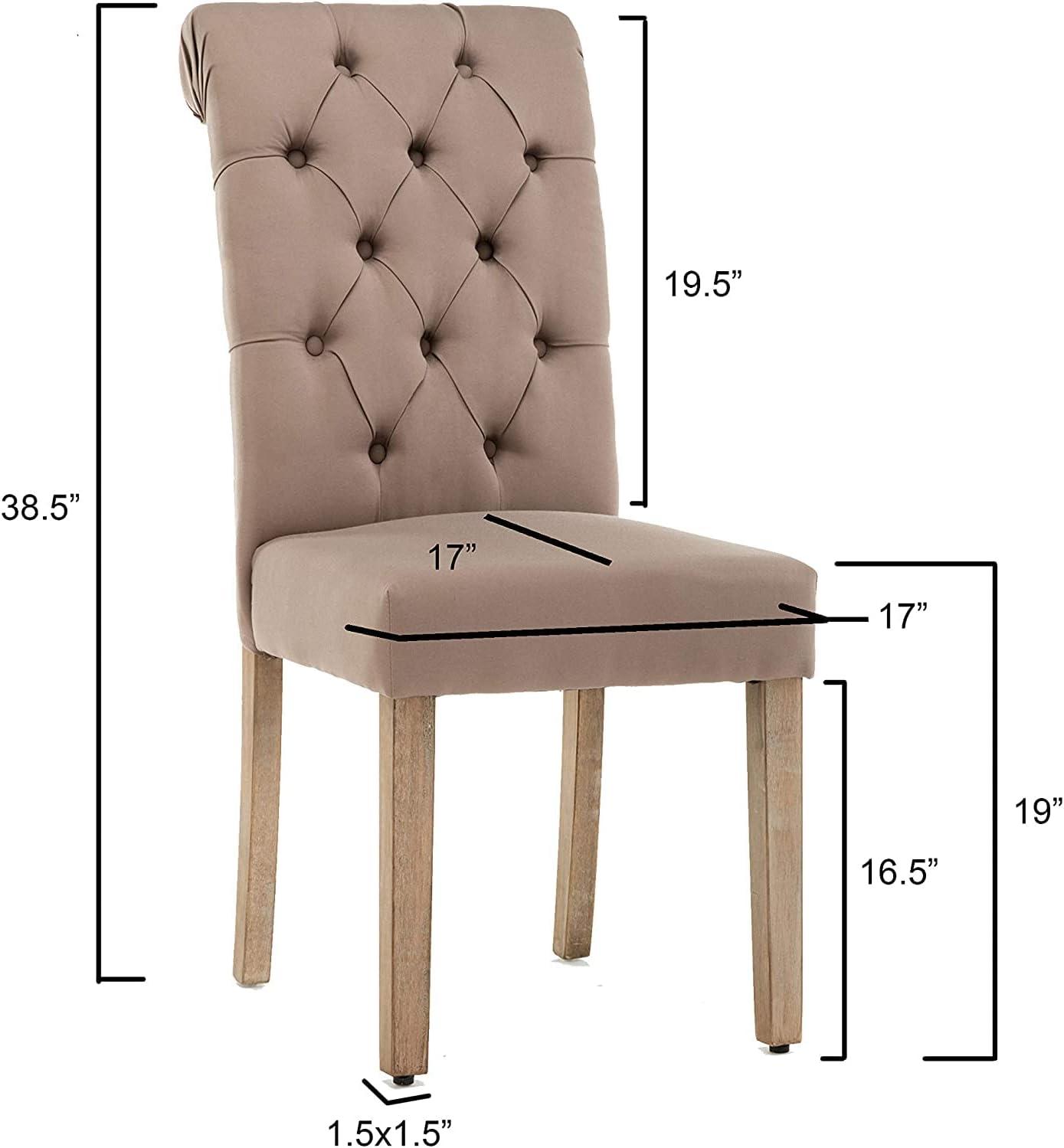 Ophelia & Co. Monarda 18.75'' H Tufted Upholstered Side Chair (Set of 2)