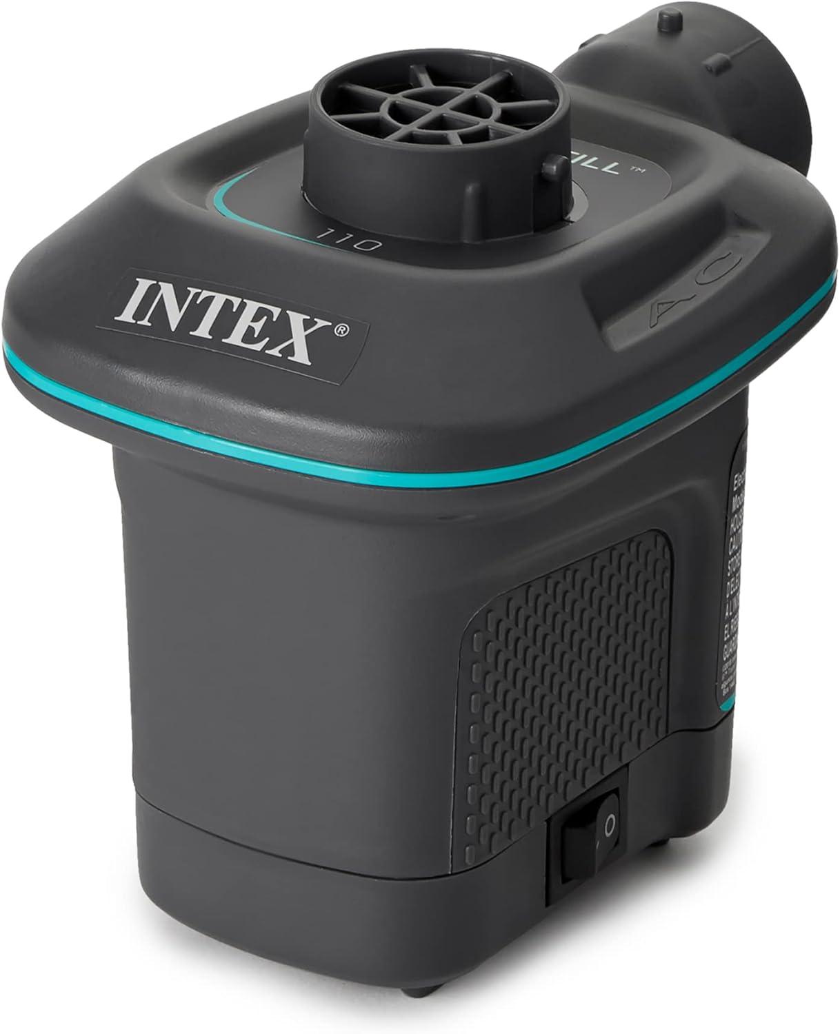 Intex Quick-Fill Black Electric Air Pump with Nozzles