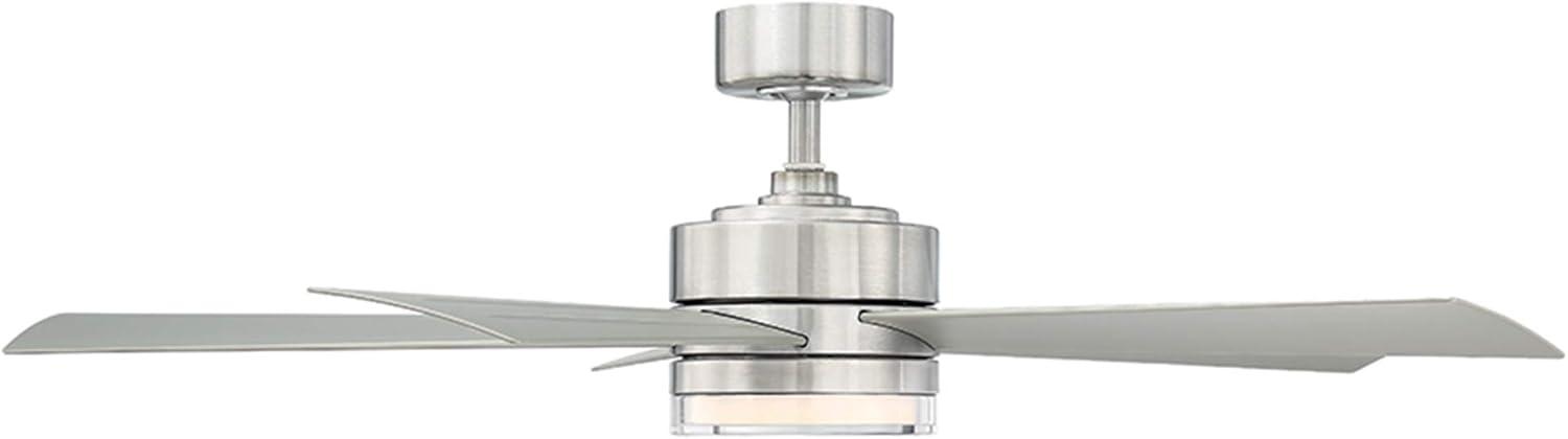 Wynd 5 - Blade Outdoor /Indoor Smart Ceiling Fan with Remote Control and LED Light Kit Included
