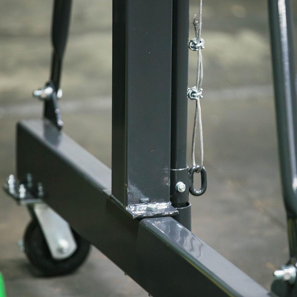 Titan Attachments Telescoping Gantry Crane, 1 Ton Capacity, Shop Hoist Lift
