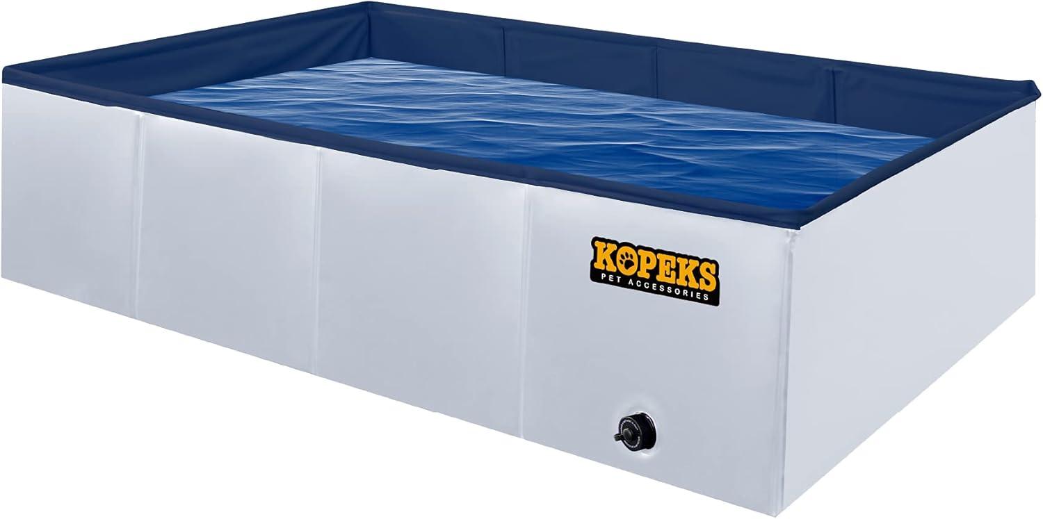 KOPEKS Portable Pool - Square - Grey - Large