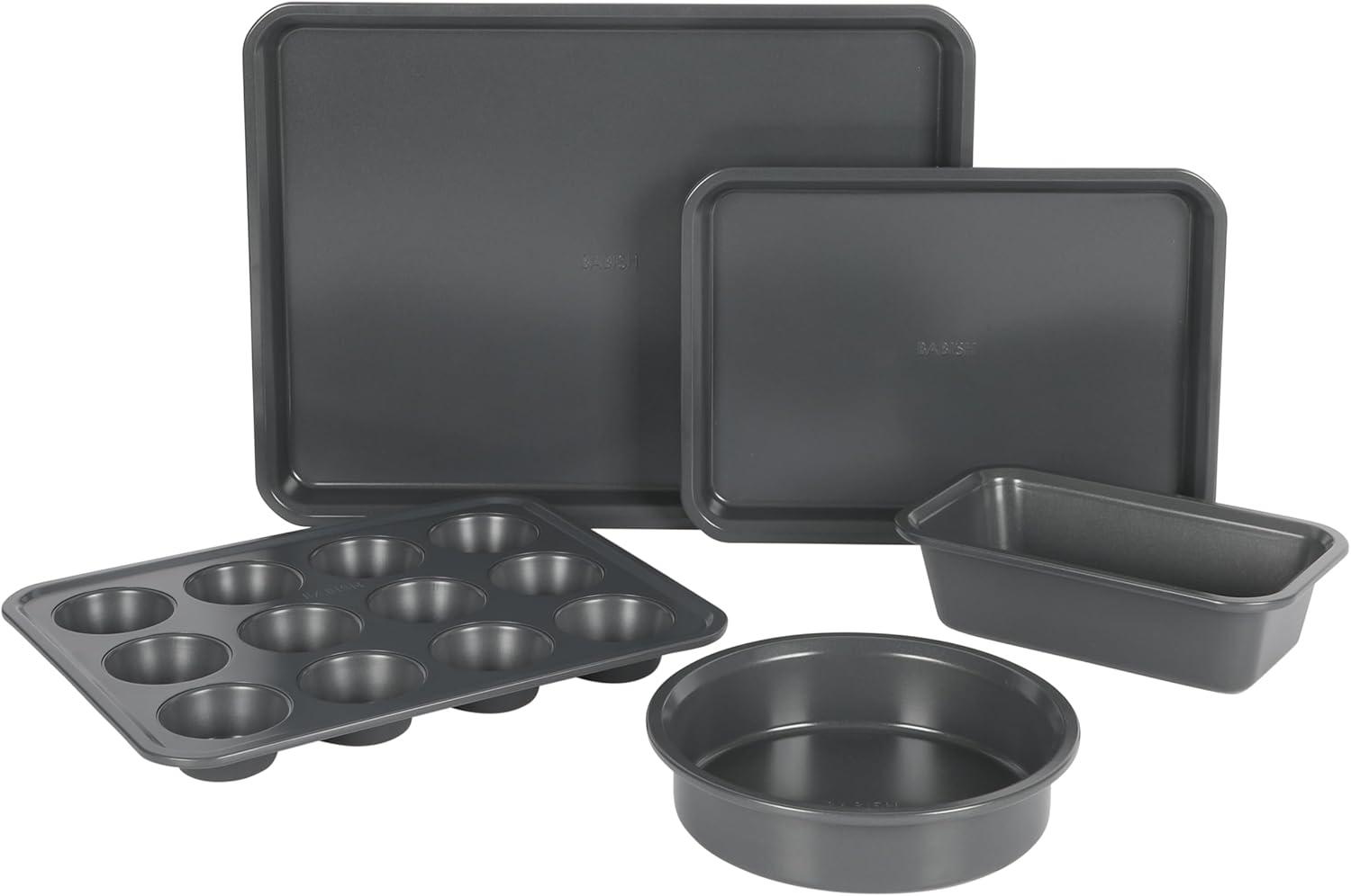 Babish 5-Piece Nonstick Carbon Steel Bakeware Set