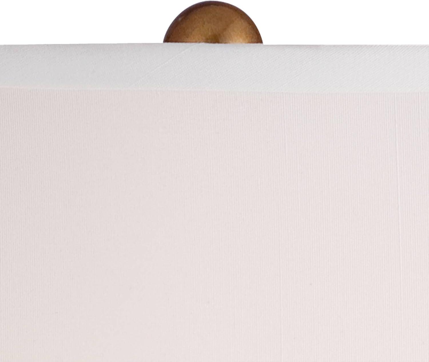 Barnes and Ivy Traditional Table Lamp 25" High Crackle Ceramic Blue and White Rose Vine Temple Jar White Bell Shade for Living Room Family