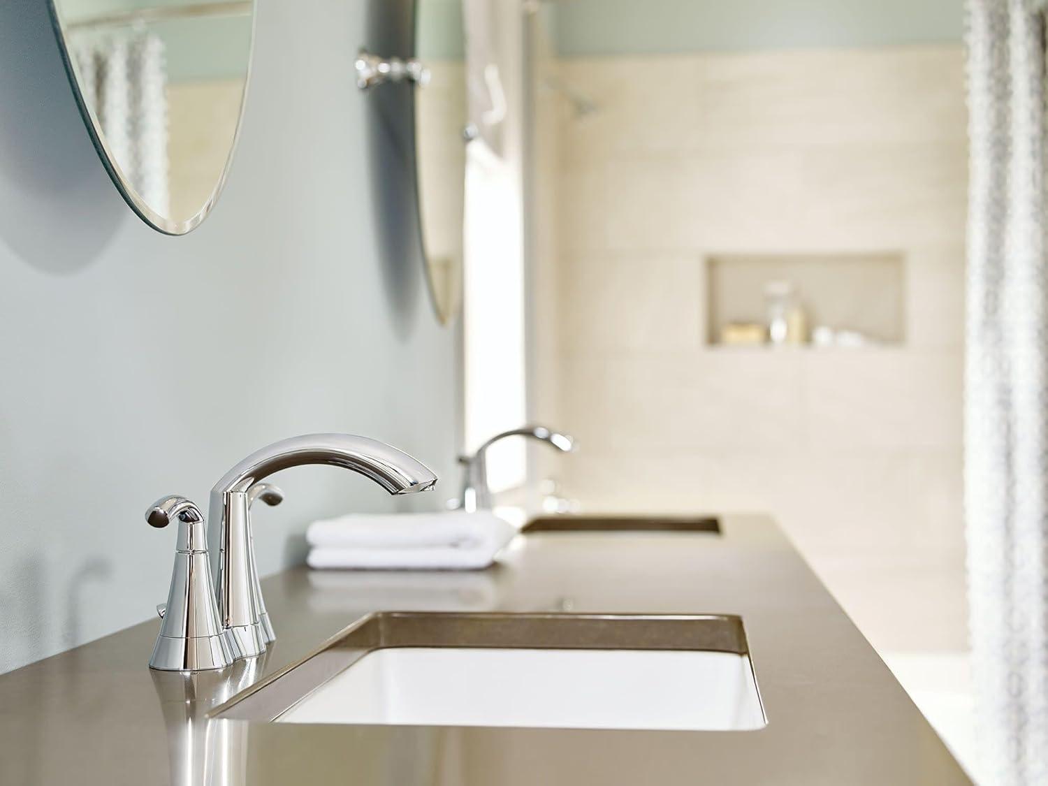 Moen 66172 Glyde Centerset Bathroom Faucet - Chrome