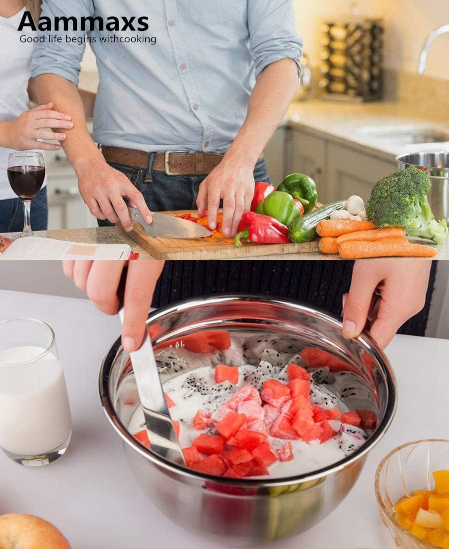 Colorful Stainless Steel Mixing Bowls Set with Non-Slip Silicone Bottoms