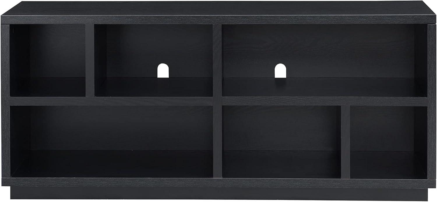 Evelyn&Zoe Bowman TV Stand for TV's up to 65", Black Grain